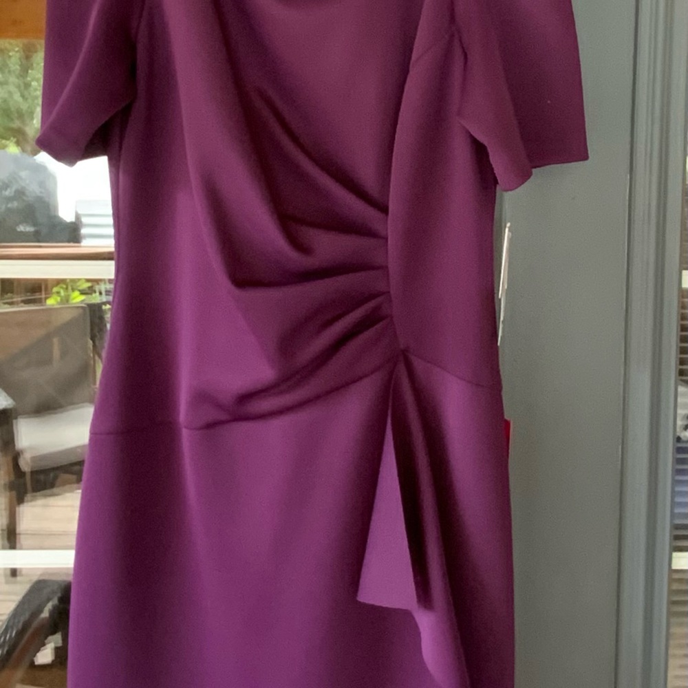 Xscape Rich Purple Mini Dress
